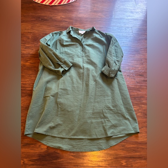 Tuckernuck Pomander Place Green Polly Dress Size Extra Large - Picture 2 of 4